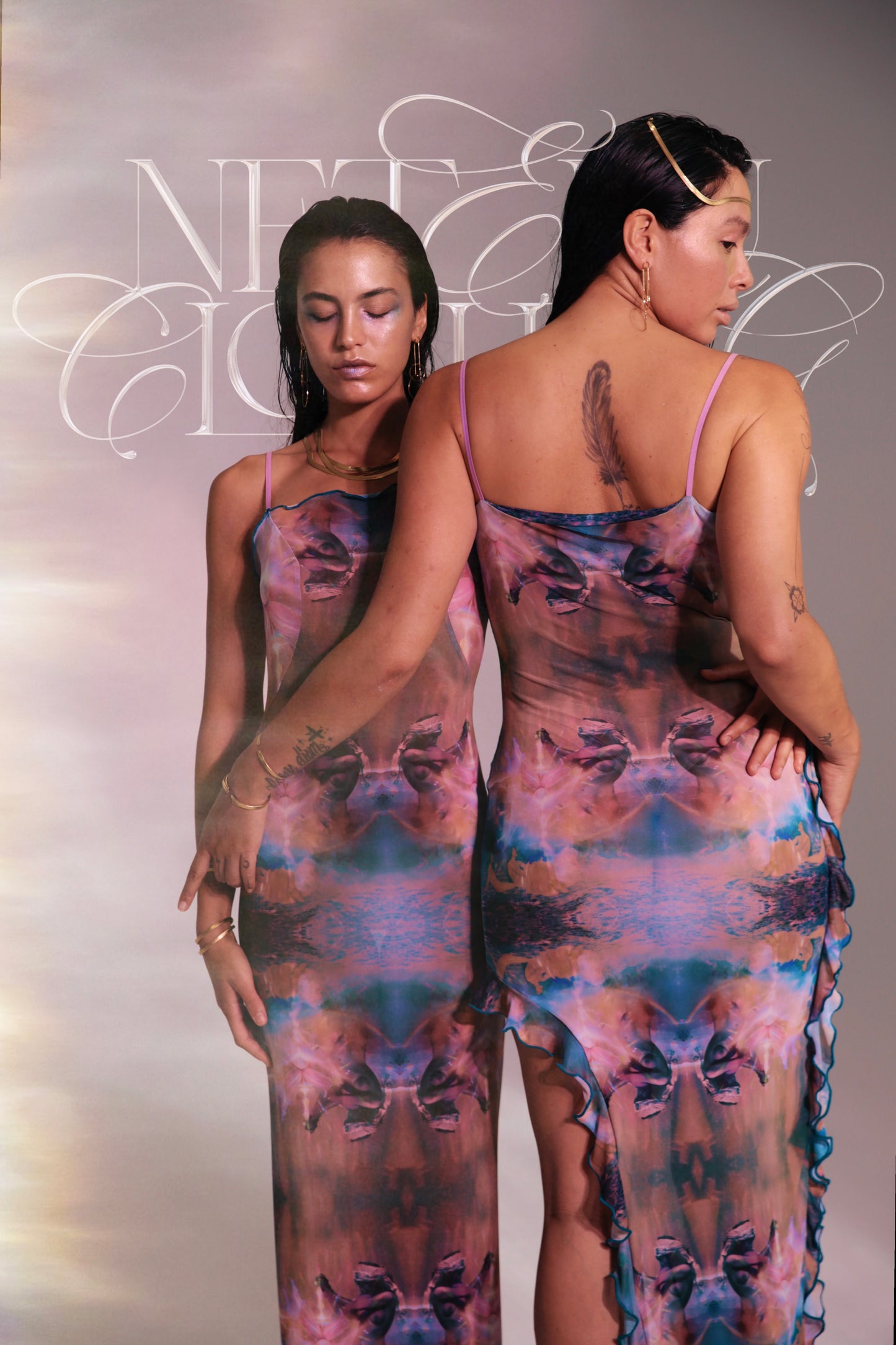 Serpent Dress in the Tanit's Dream Print