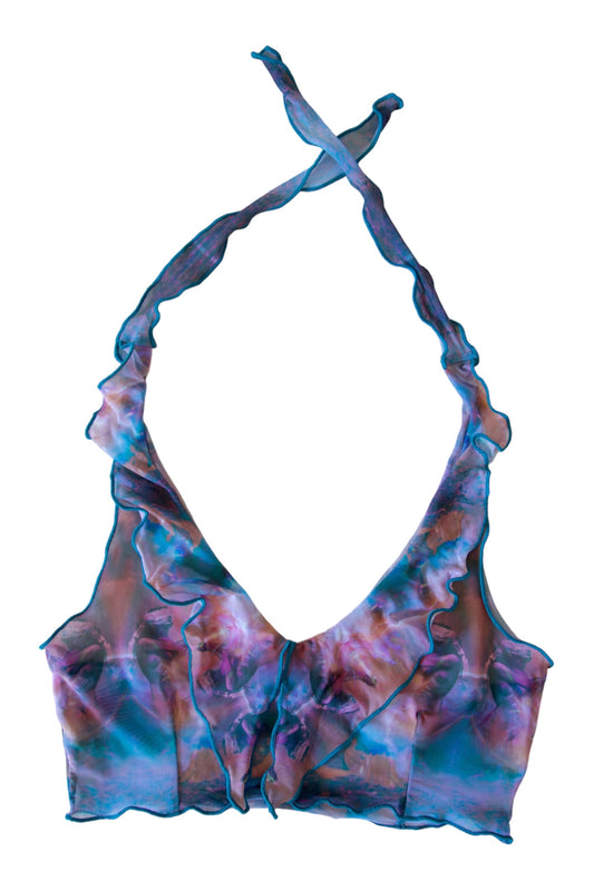 Jeanne Crop-top in the Tanit's Dream Print