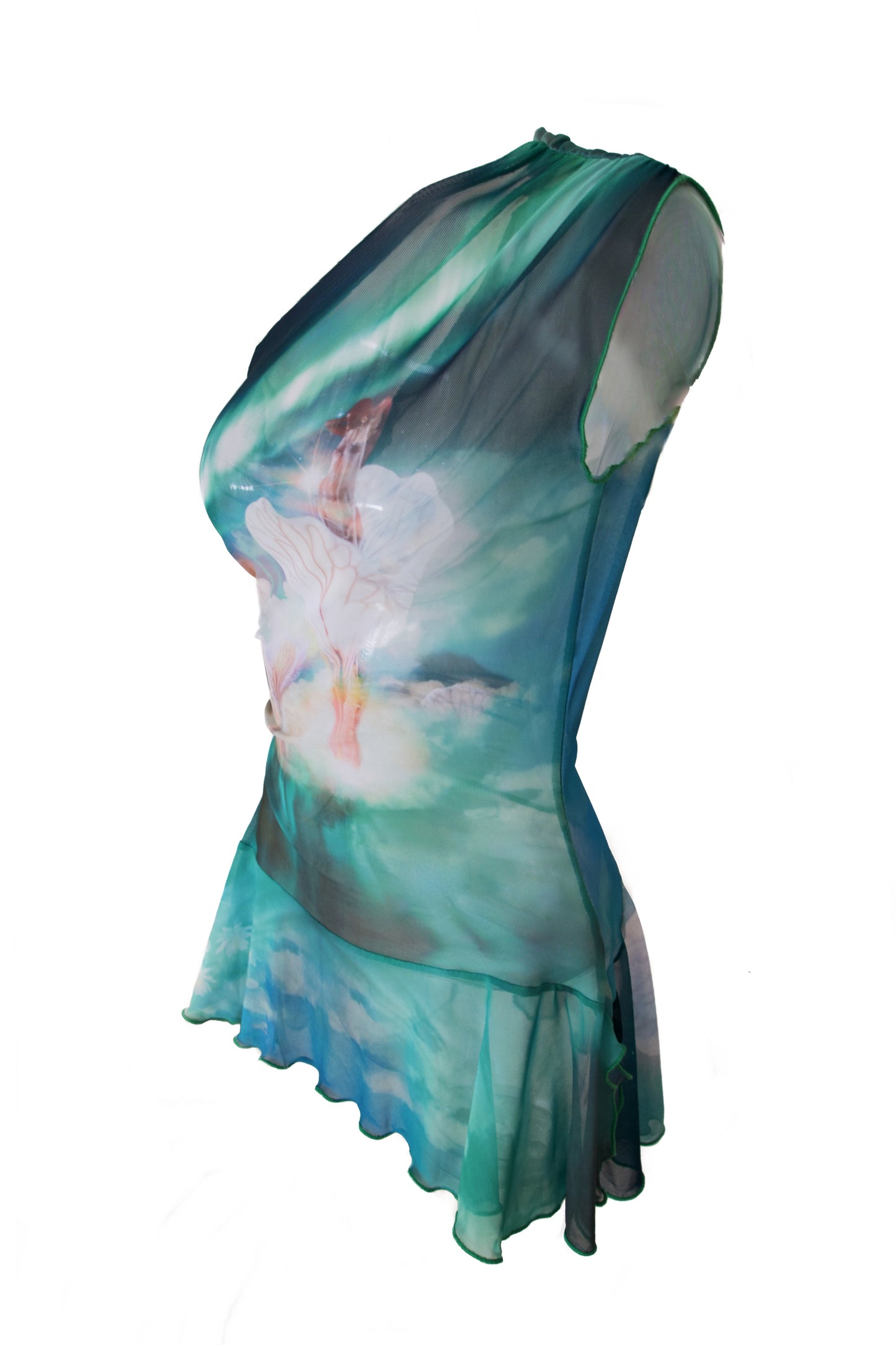 Wave Dress in the Narubian Dream Print