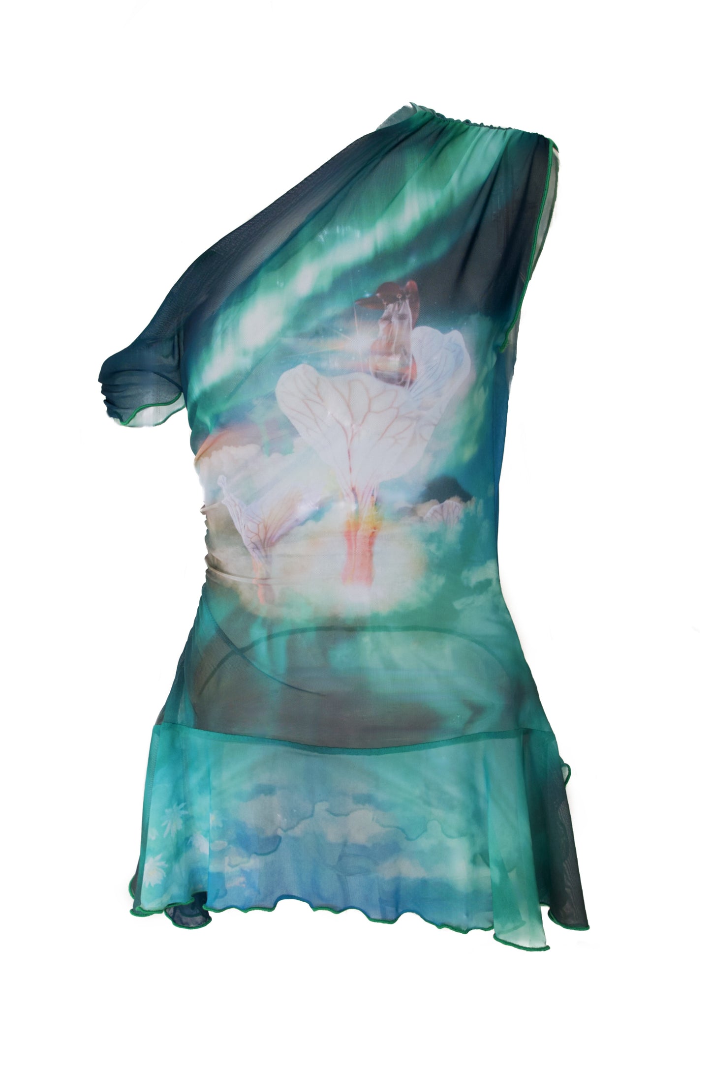 Wave Dress in the Narubian Dream Print