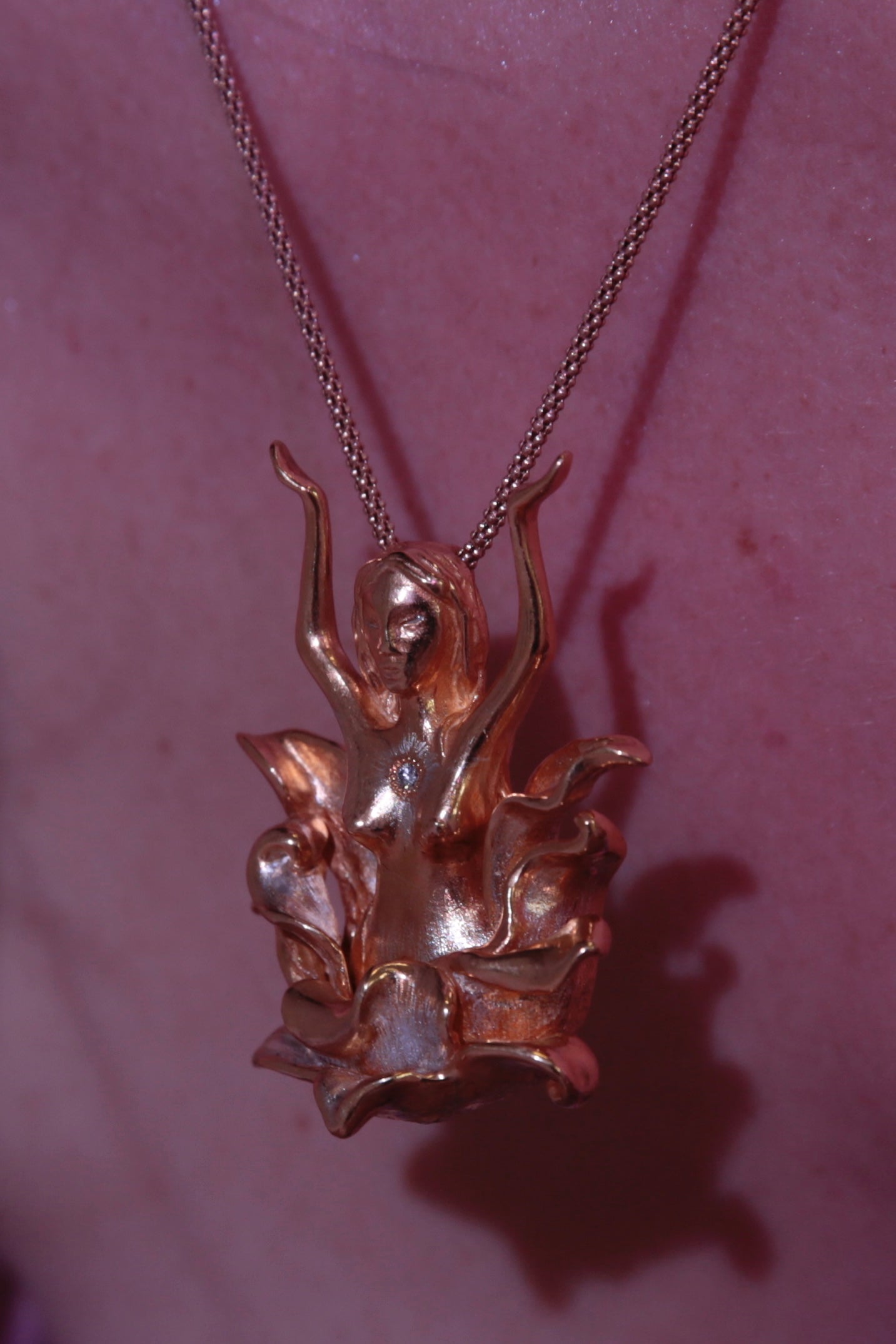 Lotus Woman Pendant