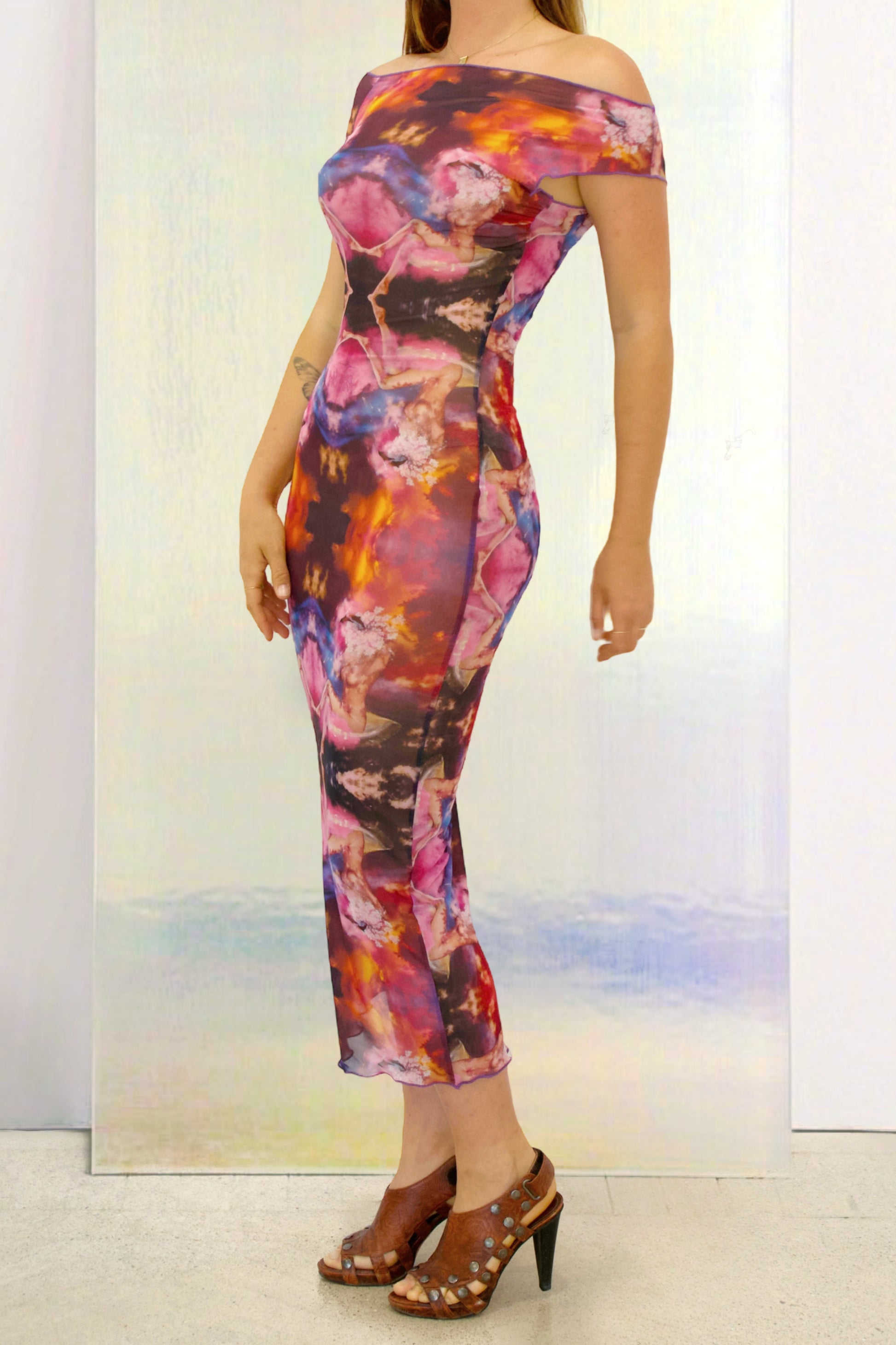 Star Dress in the Gaian Dream Print