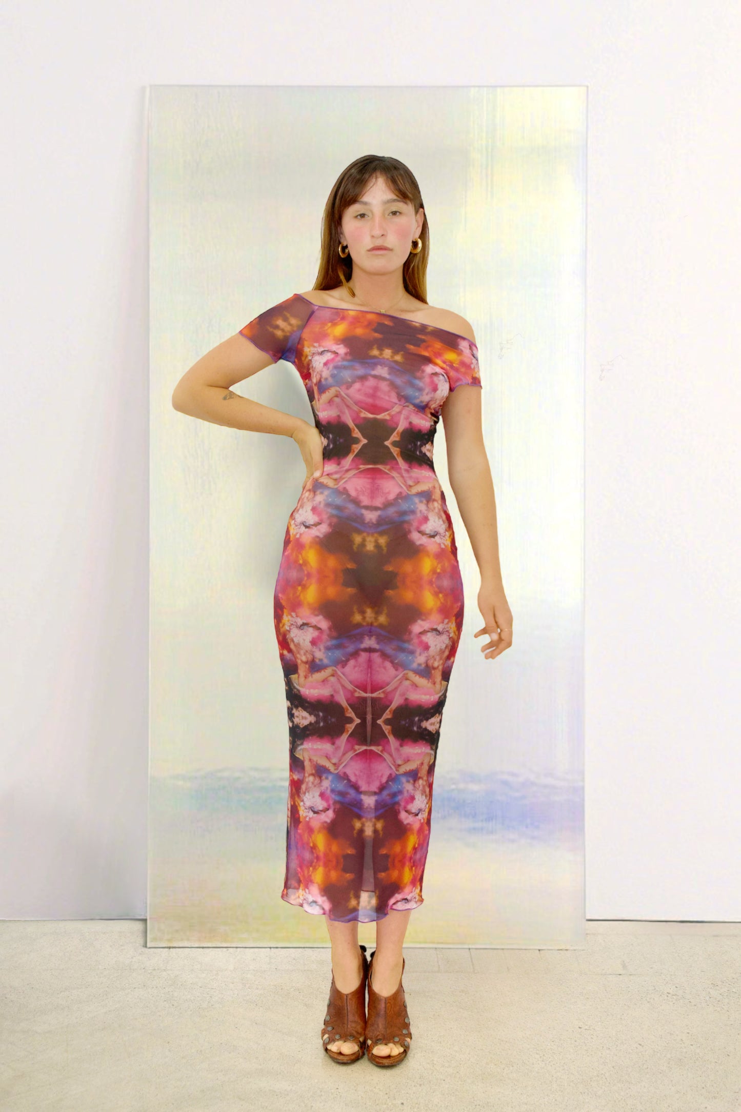 Star Dress in the Gaian Dream Print